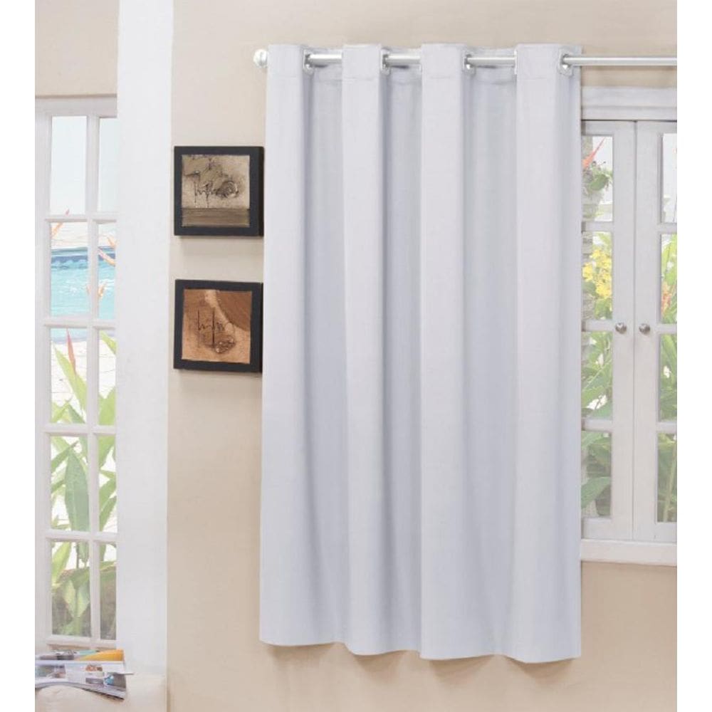 1 Parte Blackout Tecido Branco Gelo 1,40X1,60 Corta Luz 100%