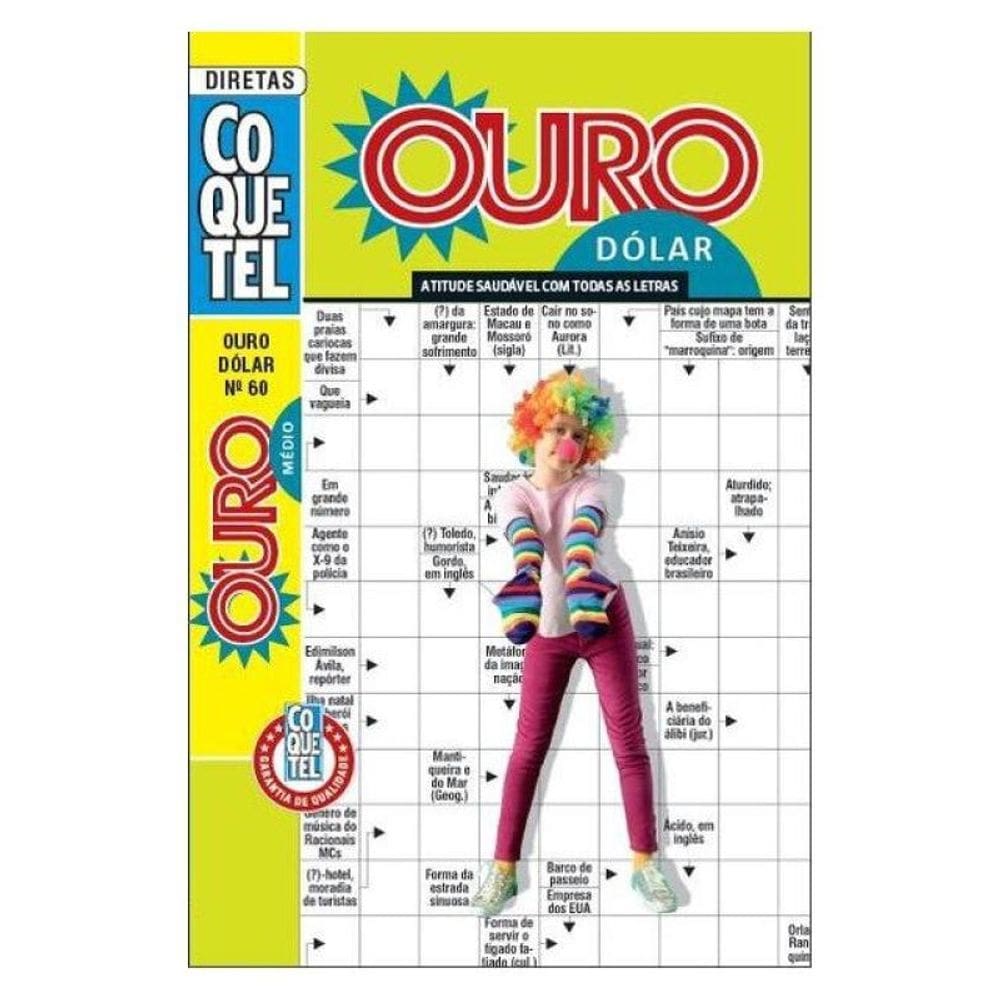 Palavras-Cruzadas Diretas Coquetel Ouro Dólar 60