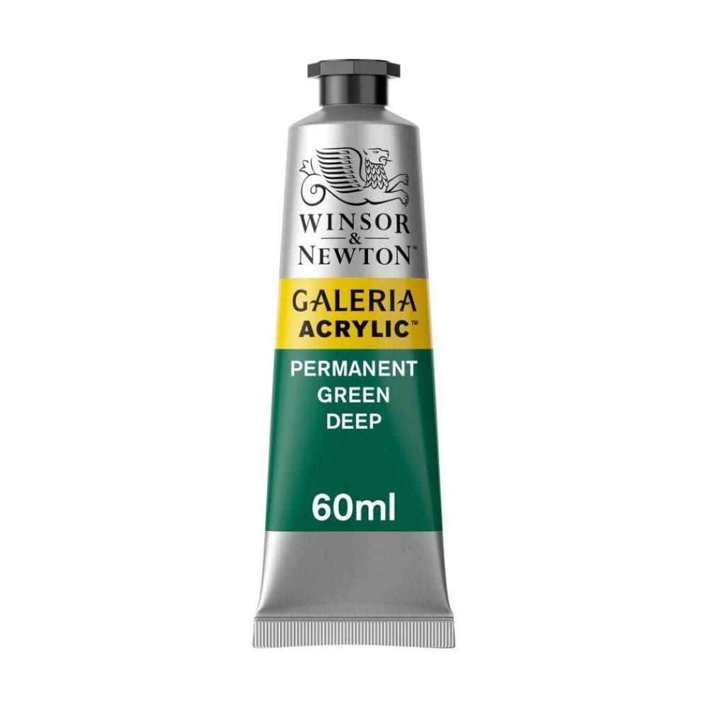 Tinta Acrilica Galeria W&N 482 Permanent Green Deep 60Ml