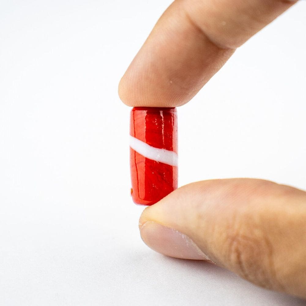 Unidade Firma Em Murano Lisa 22Mm Para Guias - Escolha