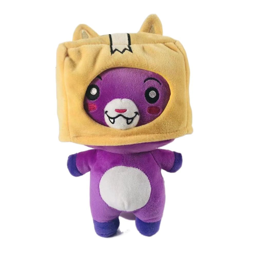 Boneca de brinquedo de pelúcia Lankysboxs Anime Purple 24 cm em roxo