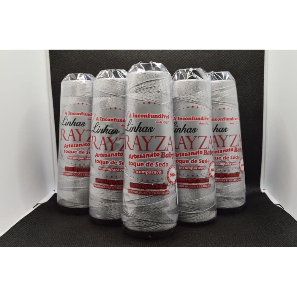 Linha Rayza Artesanato Baby Fina Tex 144 Cor 012-Cinza