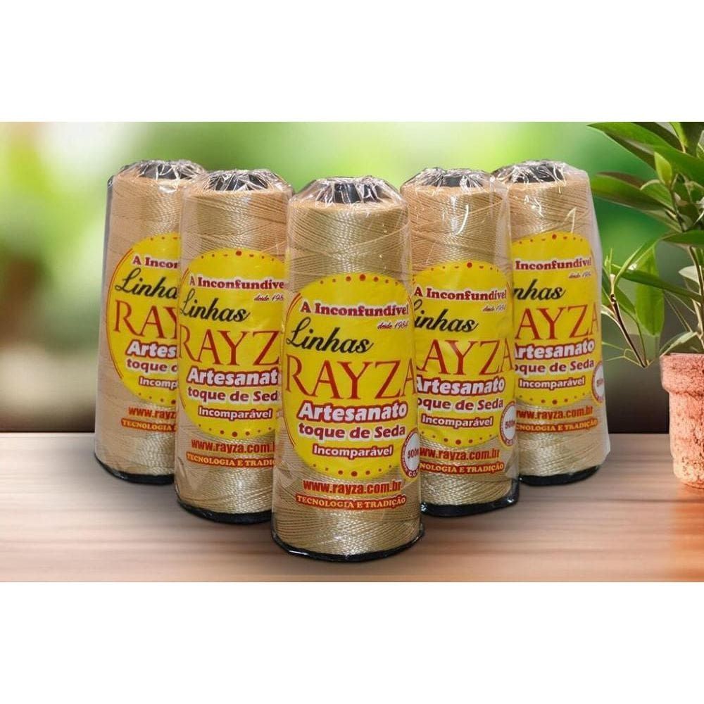 Linhas Para Crochê Rayza Artesanato Grossa - Cor 060 - Rafia