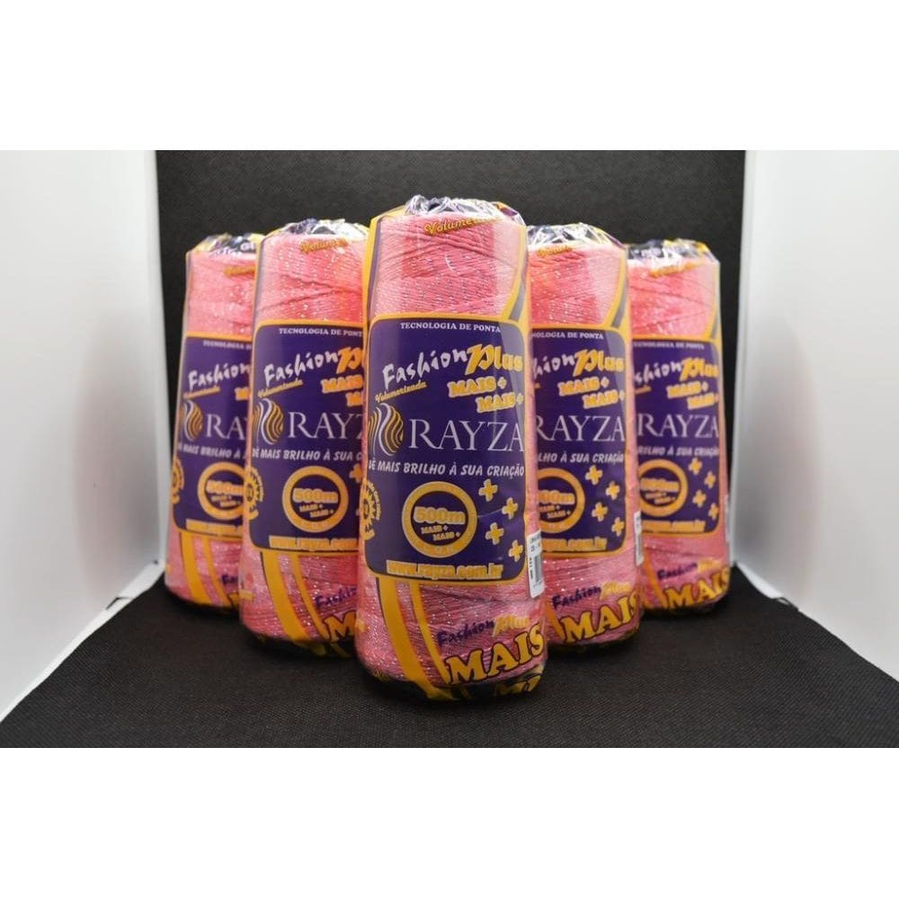 Linha Rayza Fashion Plus Prata Grossa 225-Pink Prata