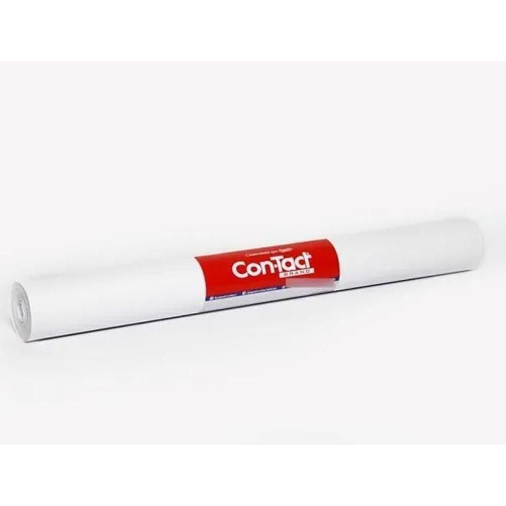 2X Papel Adesivo Contact Orig. Branco Fosco 2M X 45 Cm