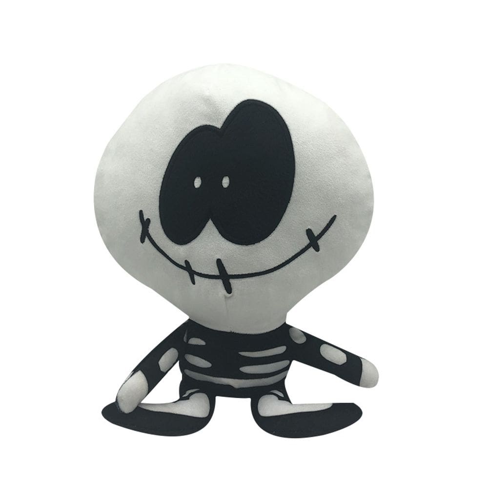 Boneca de pelúcia Fridays Nights Anime White Skull 20 cm