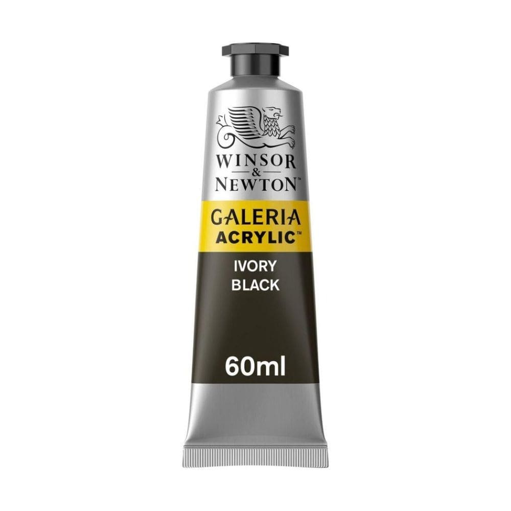 Tinta Acrilica Galeria W&N 331 Ivory Black 60Ml