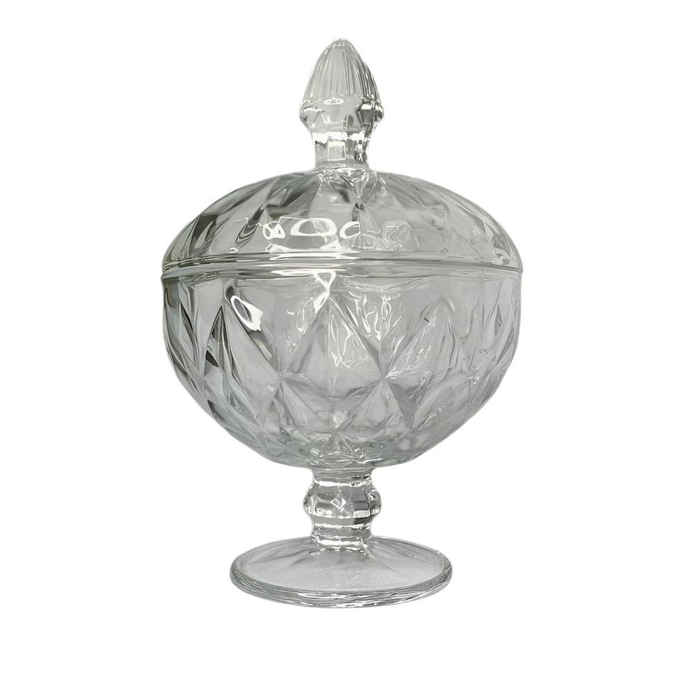 Bomboniere De Vidro Linha Vichy 380Ml Luxo Baleiro