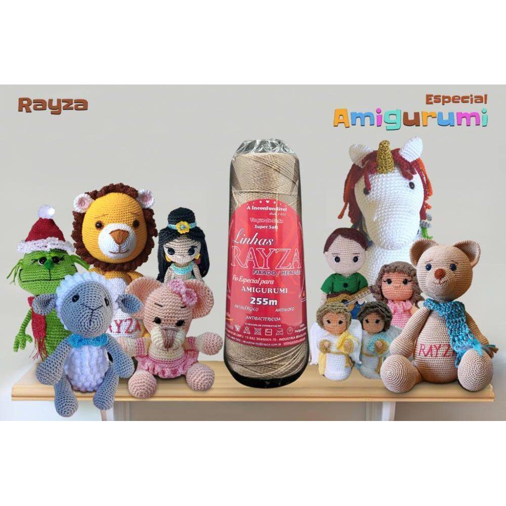 Linha Rayza Ideal Para Amigurumi - Cor 090 Marrom Claro