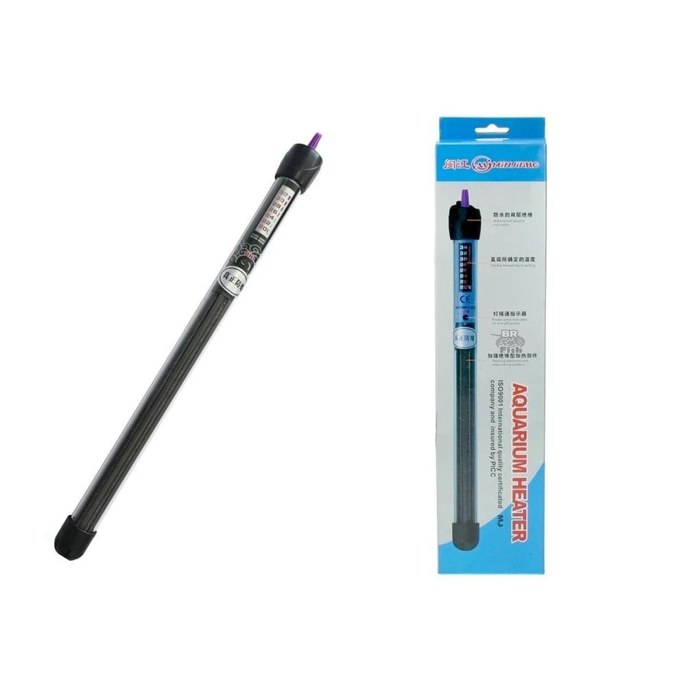 Aquecedor com Termostato 50W MJ-HF50 Minjiang 220V Aquário