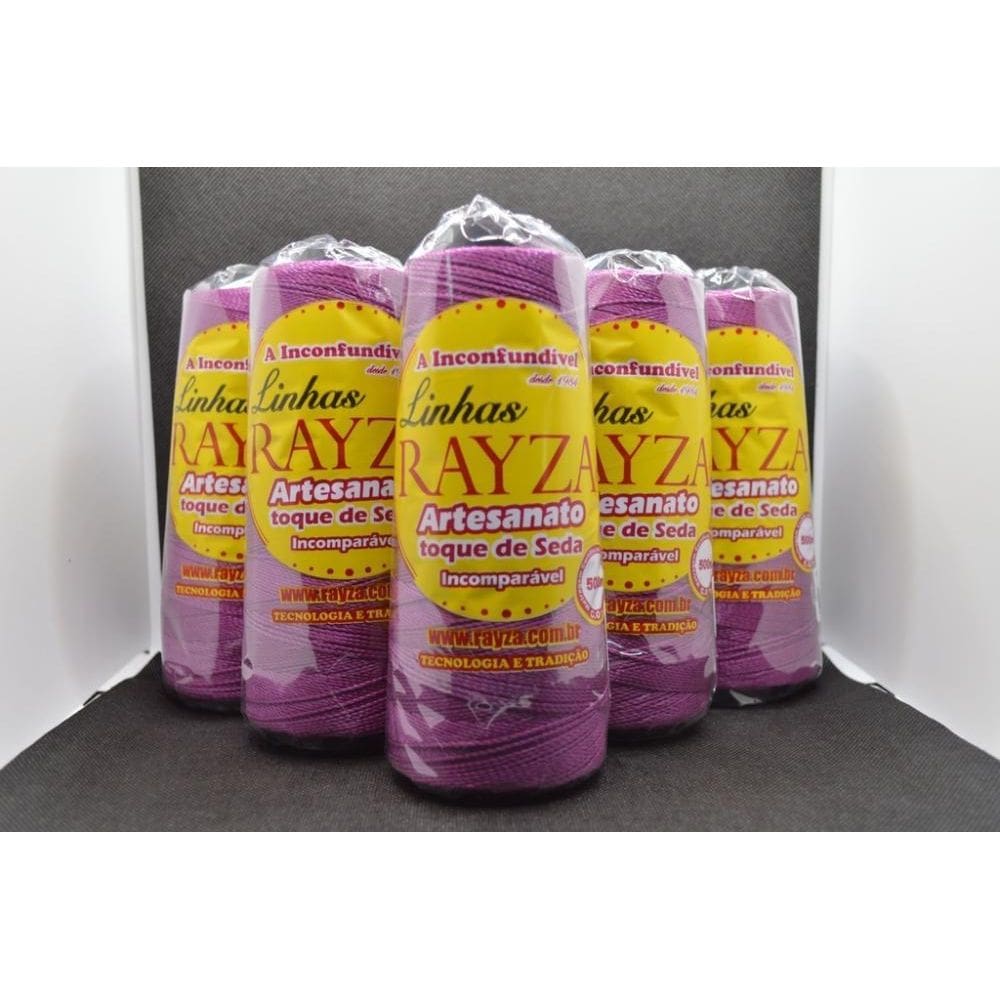 Linhas Para Crochê Rayza Artesanato Grossa - Cor 013 Vinho