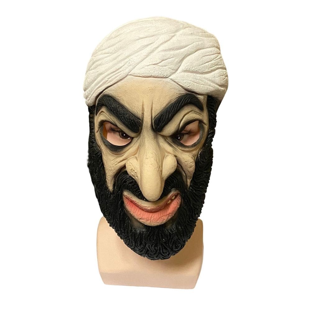 Fantasia Mascara Terrorista Rosto Inteiro Com Elástico Festa