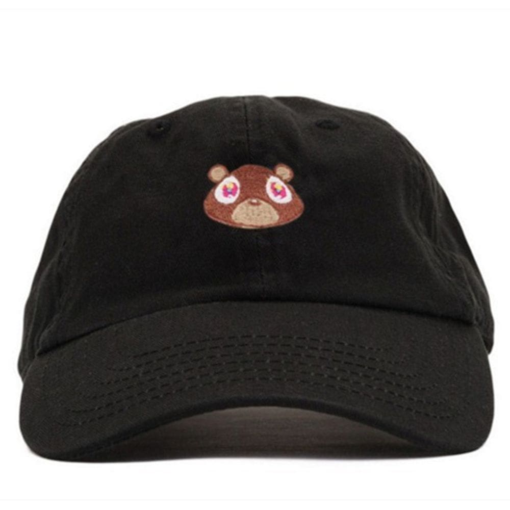 Boné de beisebol Kanye West Bears Anime Snapback Cotton 56-58cm