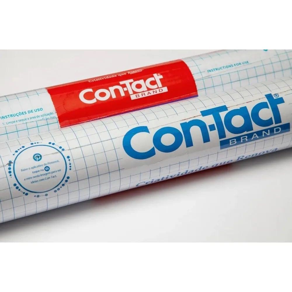 2X Papel Plástico Adesivo Contact 45Cmx2M Cristal Transparen