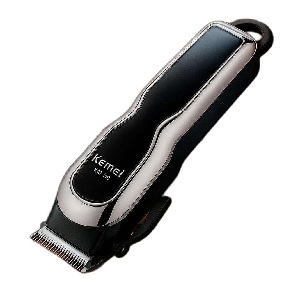 Maquina Kemei Cabelo E Barba Com Display Digital