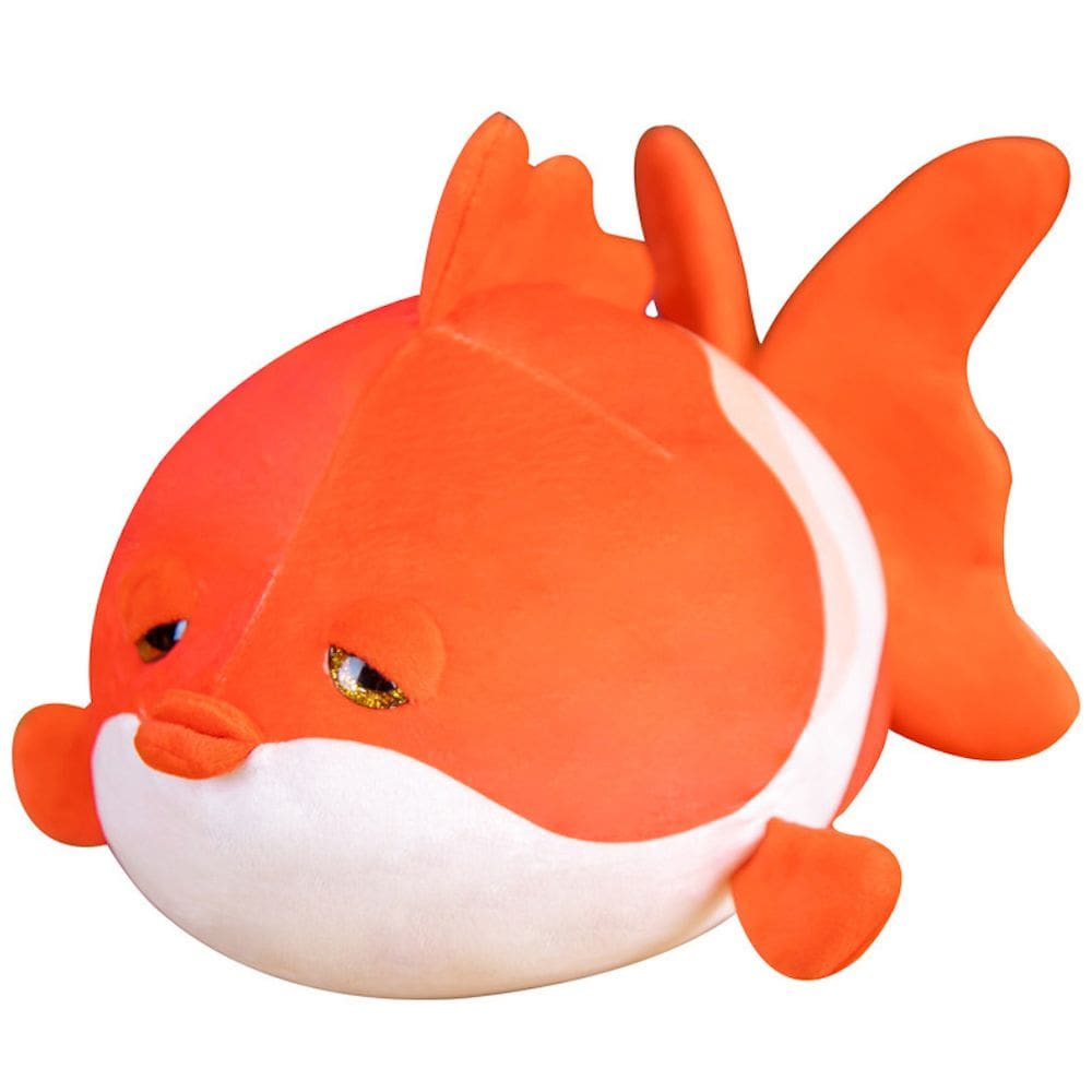 Boneca de brinquedo de pelúcia Goldfish 35 cm para presente infantil
