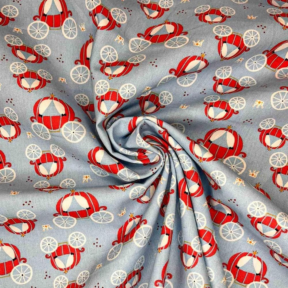 Tecido Tricoline Patchwork 100% Algodão - 1 Metro - Estampas