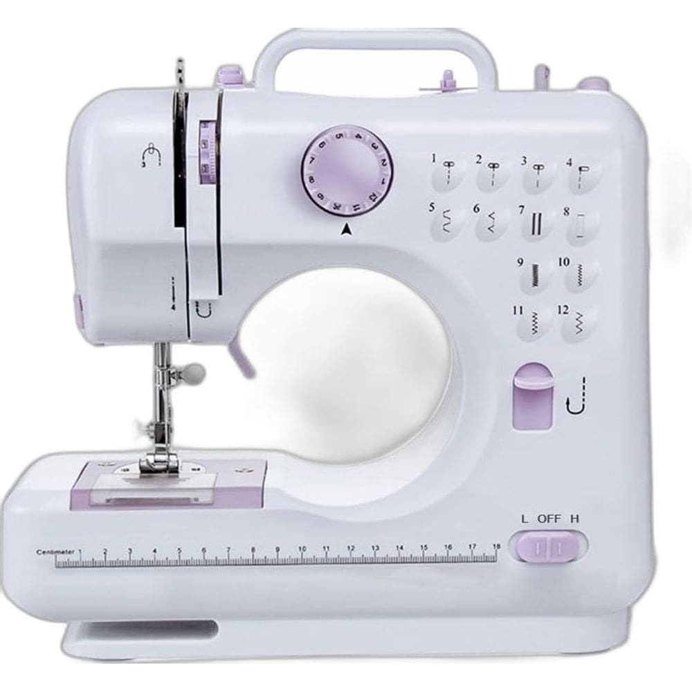 Máquina Costura Elétrica Portátil 12 Pontos Kit Agulhas