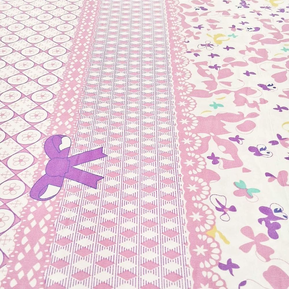 4 Metros Tecido Percal Estampado Microfibra 100% Poliéster