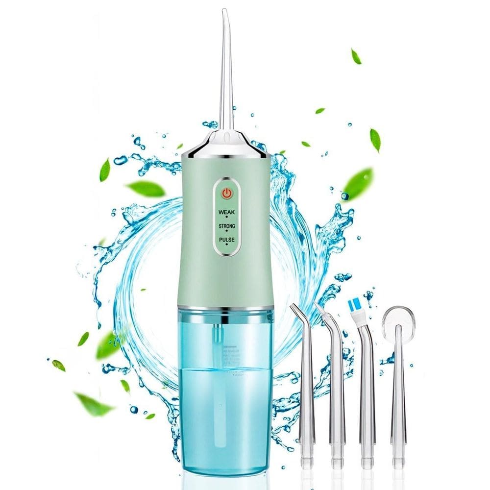 Lavador Bucal Elétrico 4 Bicos Diferentes Limpeza Completa E