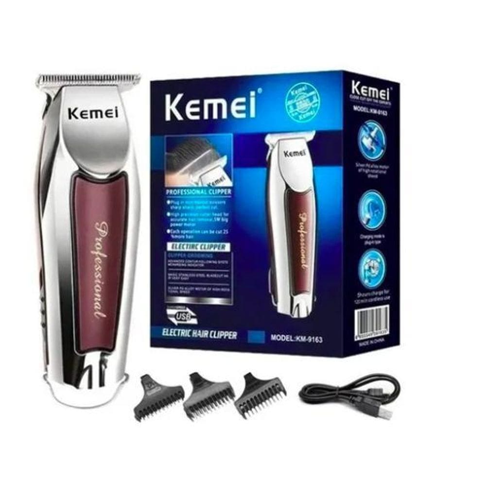 Máquina De Acabamento Kemei Km-9163