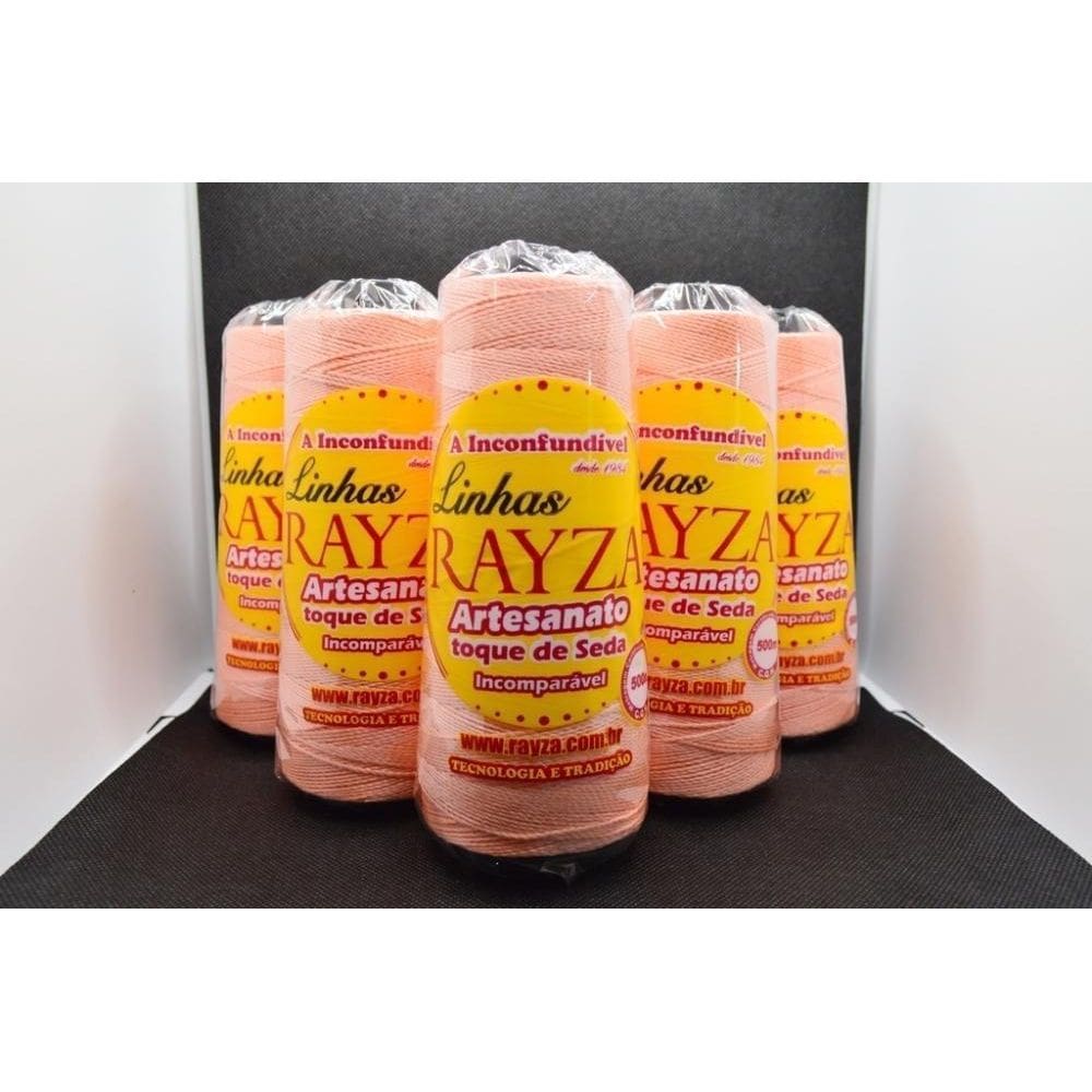 Linhas Para Crochê Rayza Artesanato Grossa - Laranja