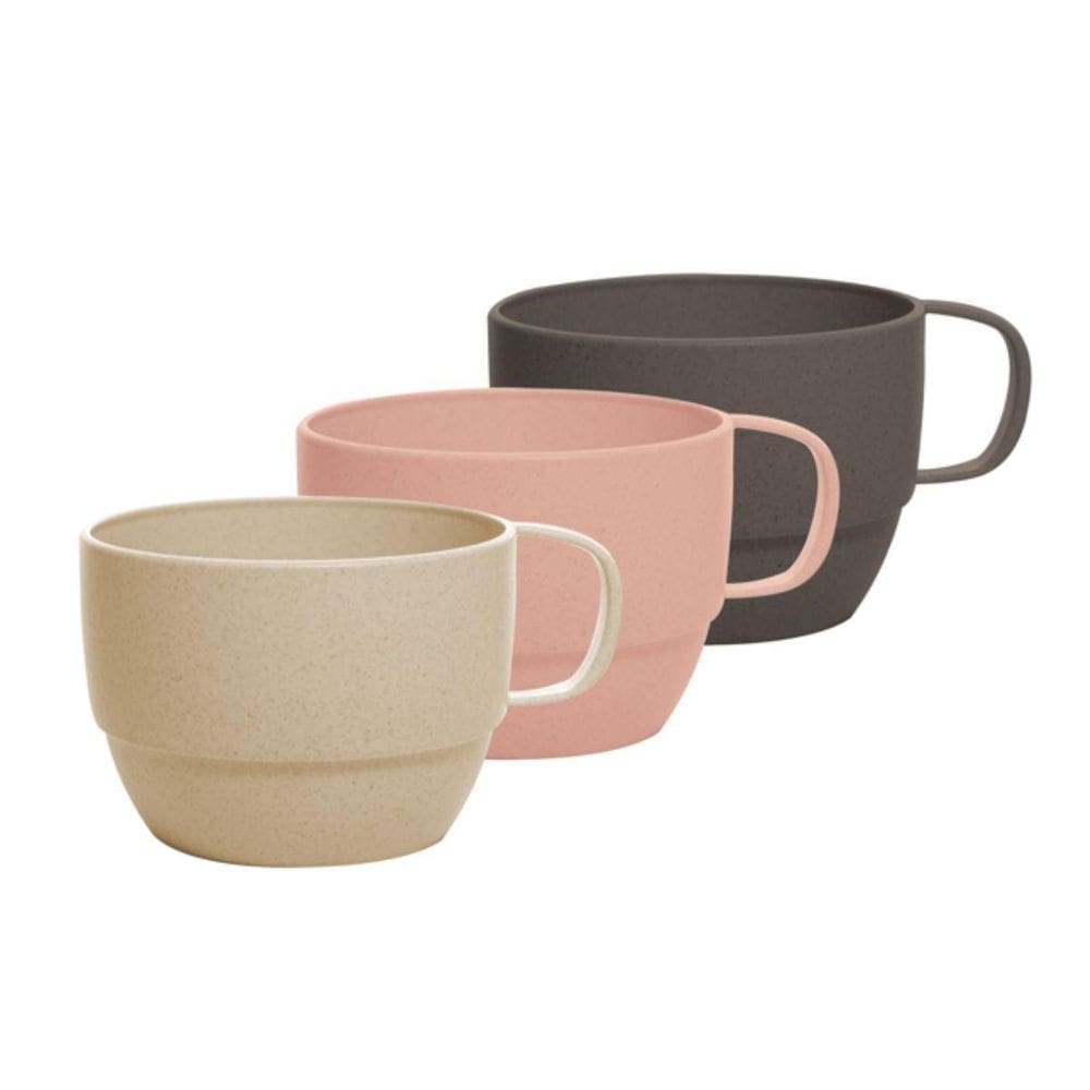 Caneca Lines 360Ml Empilhável C/3Und 220294 Lyor