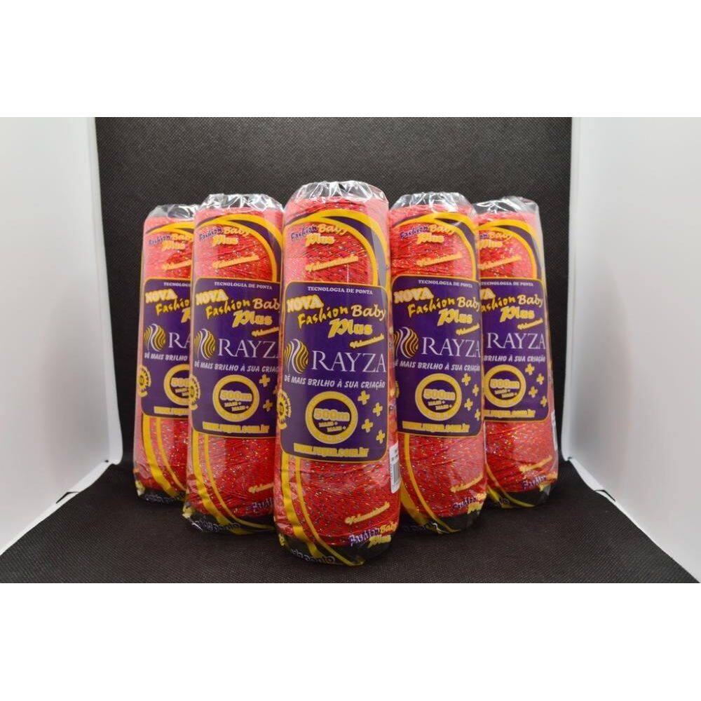 Linha Rayza Fashion Plus Multicor Baby Fina-Vermelhamulticor