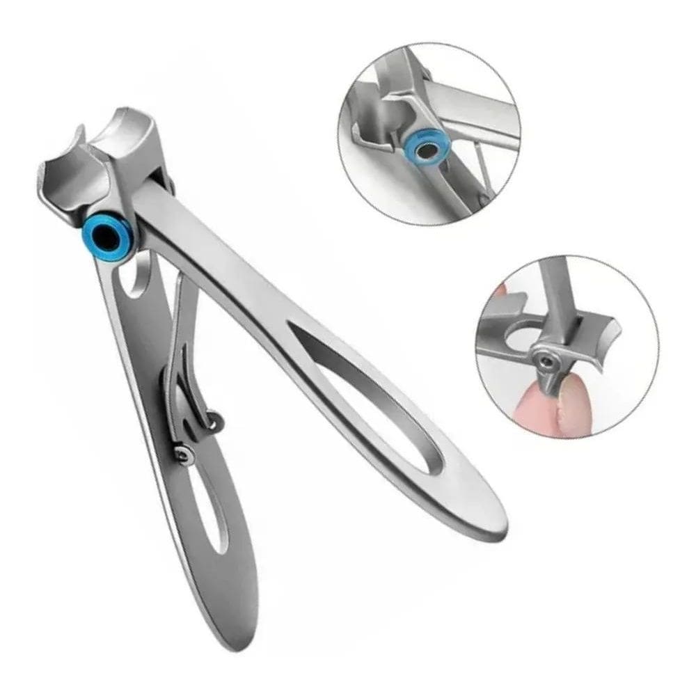 2X Cortador De Unhas Grandes E Grossas Aço Inox