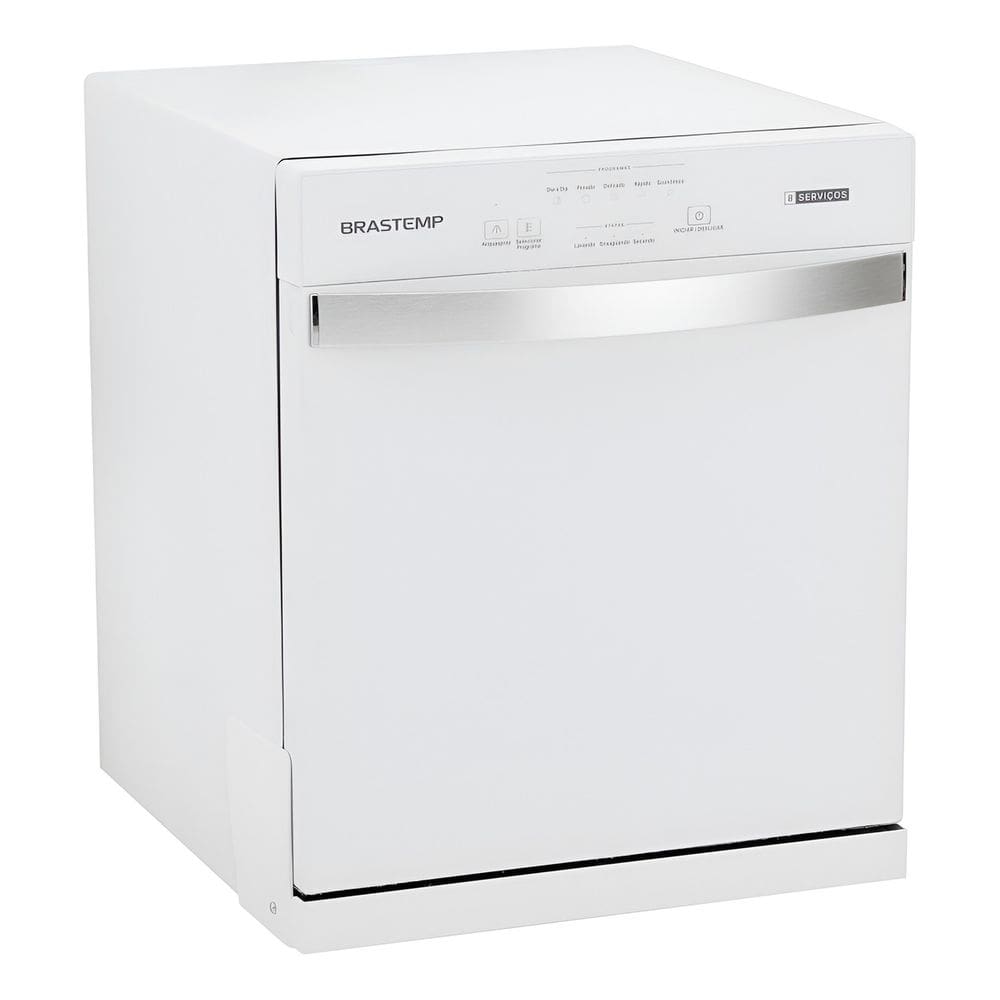 Lava Loucas 8 Servicos 220v Branca Compacta  Brastemp