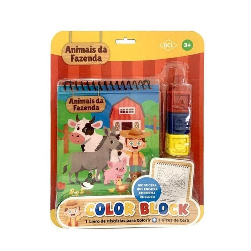 Color Block - Animais Da Fazenda
