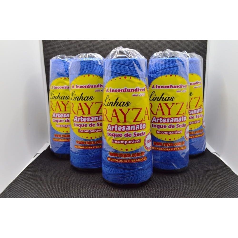 Linhas Para Crochê Rayza Artesanato Grossa-Azul Turquesa