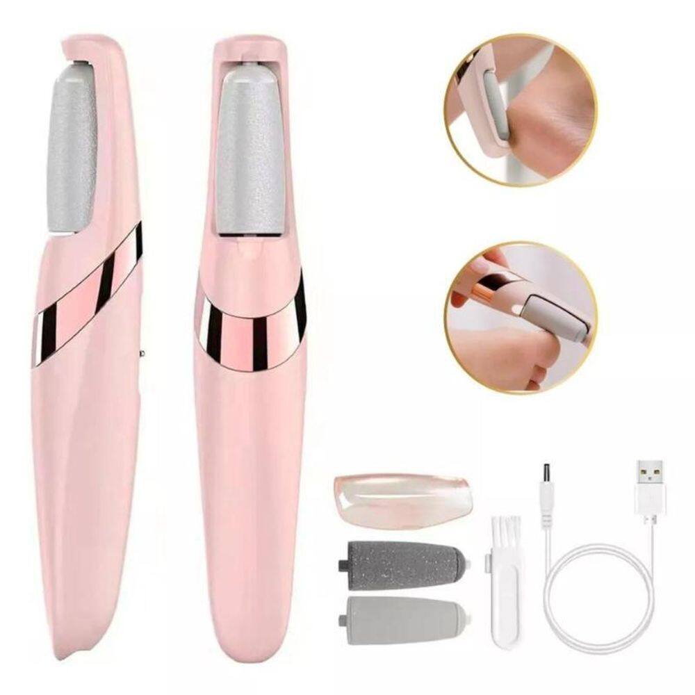 Lixa Pé Elétrica Esfoliador Tira Calos Pedicure Portátil