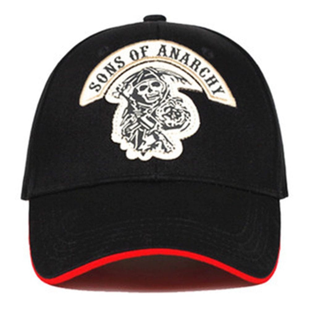 Boné de beisebol Sons of Anarchy Anime Snapback Hat - Preto
