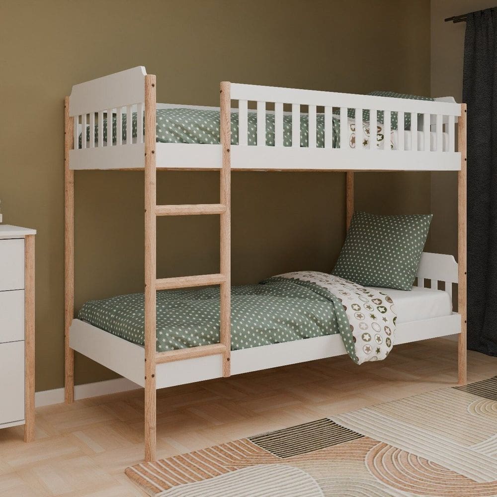 Beliche 159,7cm X 195,3cm em Mdf Arredus Branco/Natural