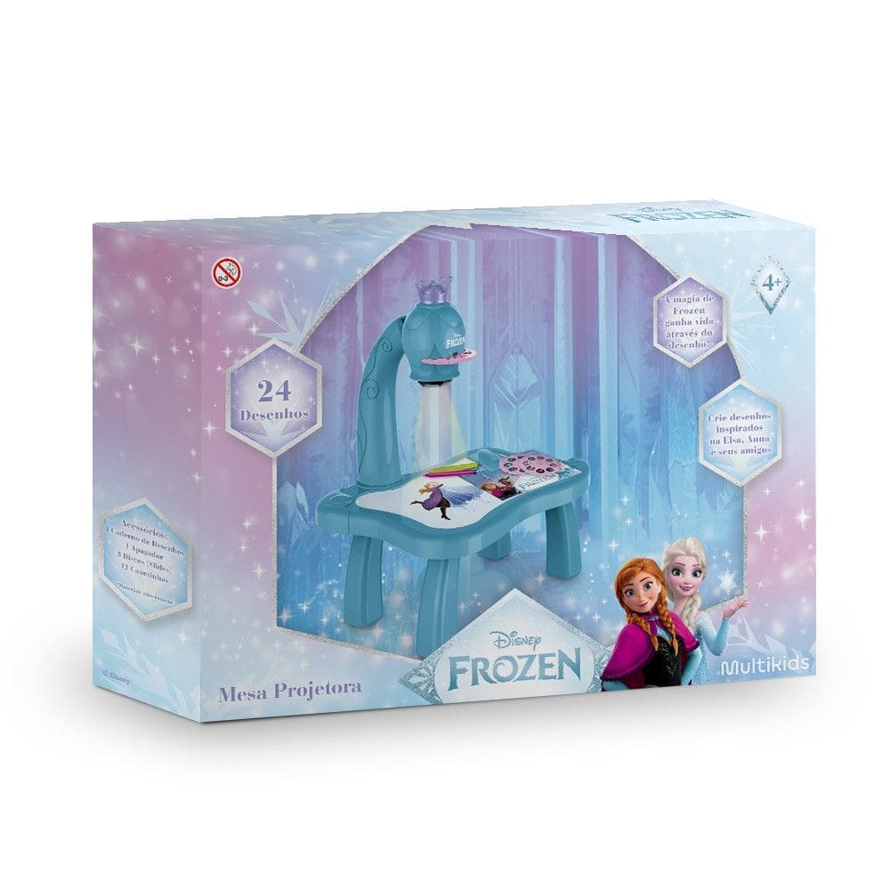 Mesa Projetora Frozen Multikids com 24 Desenhos - BR2534