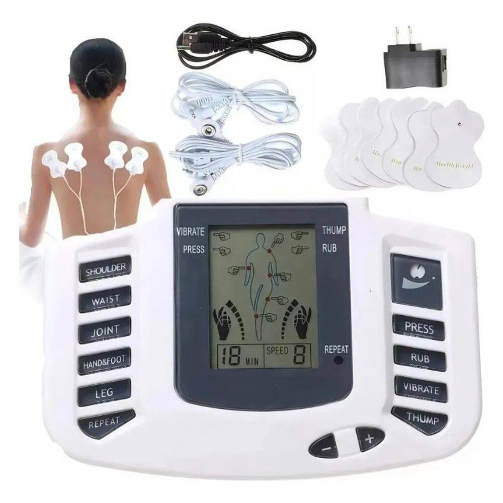 Aparelho Massageador Acumpuntura Choque Para Alivio Da Dor