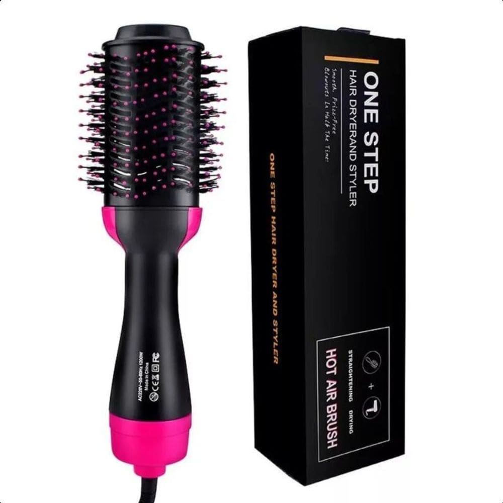 Escova Secadora Alisadora Voltagem 110V Seca Alisa Cabelo 2X