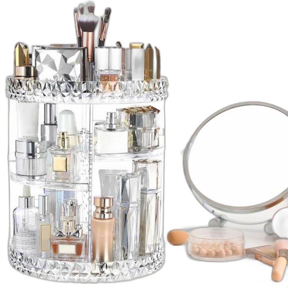 Organizador Acrílico Pincéis E Batons Presente