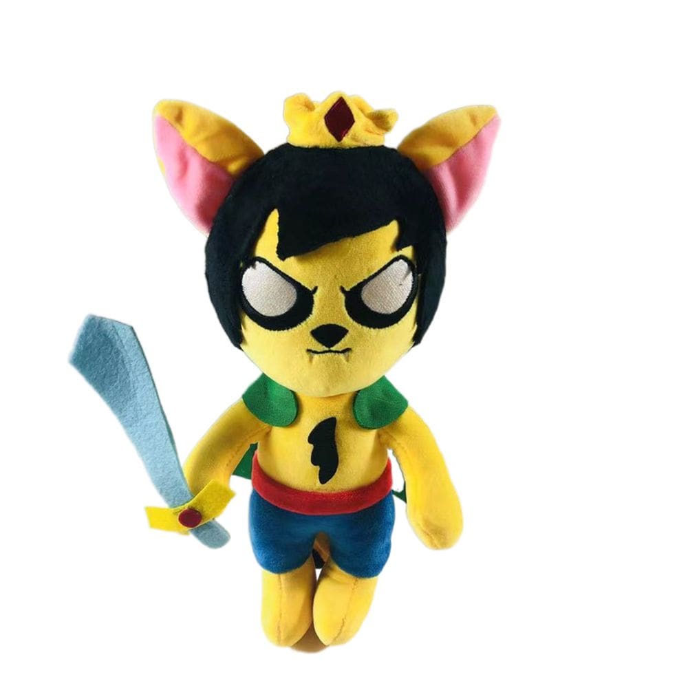 Brinquedo de pelúcia Crown Girl Anime 25 cm em algodão e pelúcia