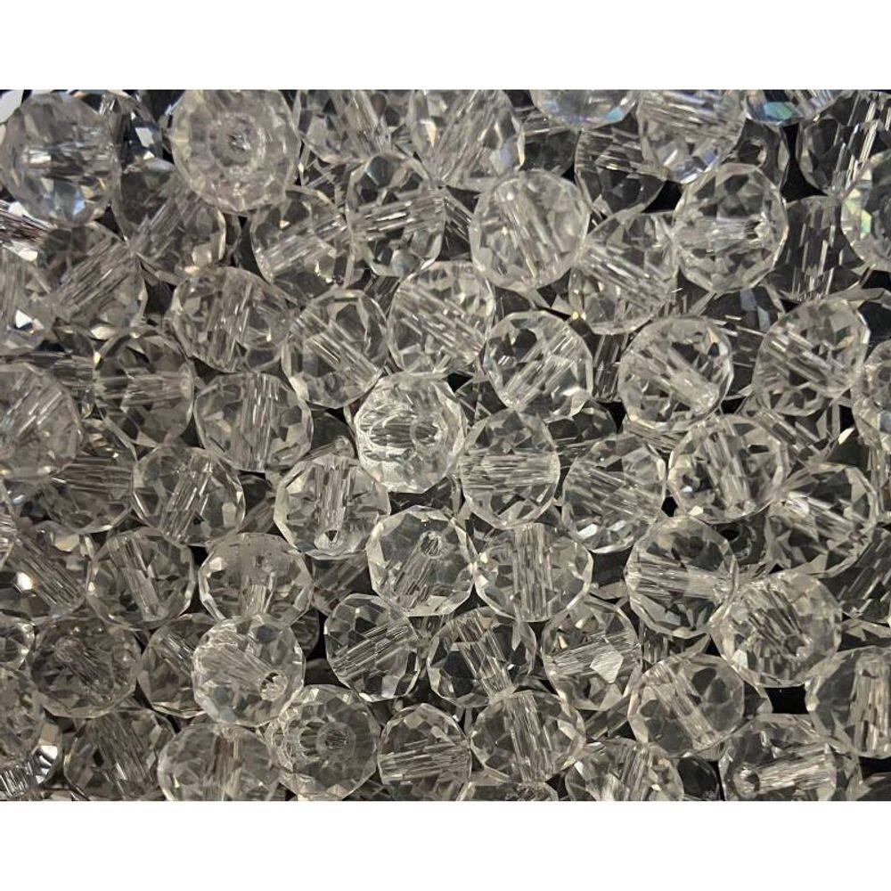 Kit 200 Cristais Miçangas 8Mm Umbanda Guia - Escolha A Cor