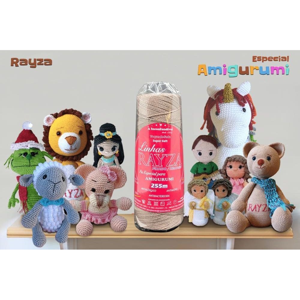 Linha Rayza Ideal Para Amigurumi - Cor 099 Brown