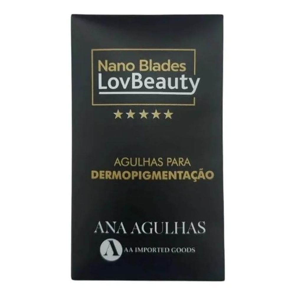 2X Agulhas Love Beauty U 0.18Mm Descartáveis - 10 Unidades