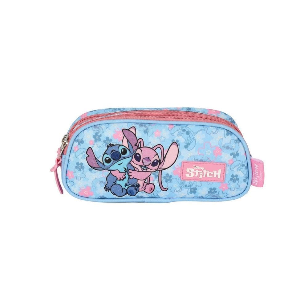 Estojo Stitch Triplo Passeio Infantil Meninas Disney Escolar