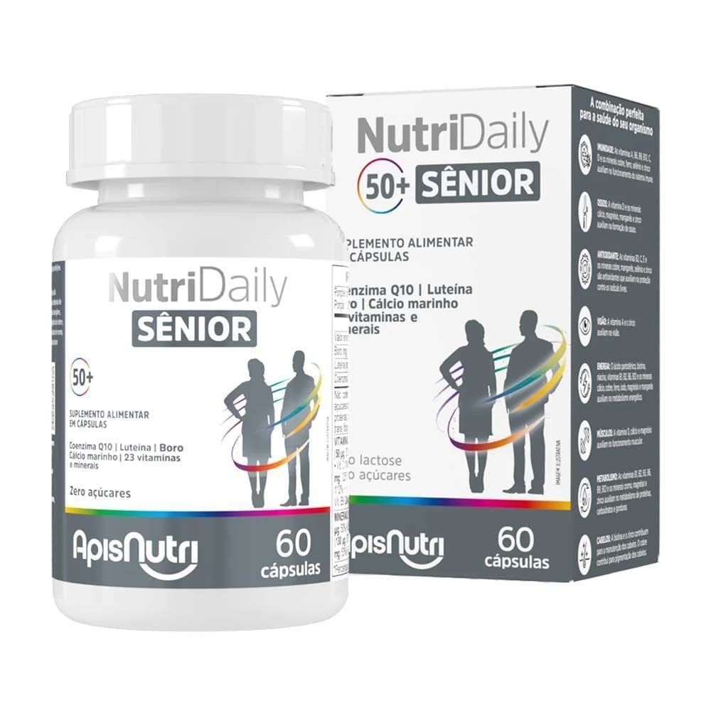 NutriDaily Sênior ApisNutri 60 Cápsulas
