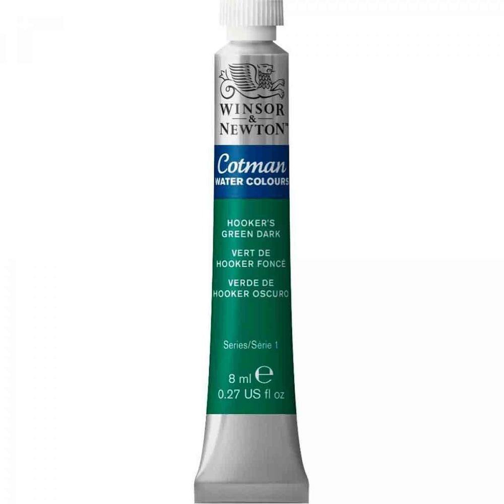 Aquarela Cotman W&N Tubo 312 Hooker`S Green Dark 8Ml