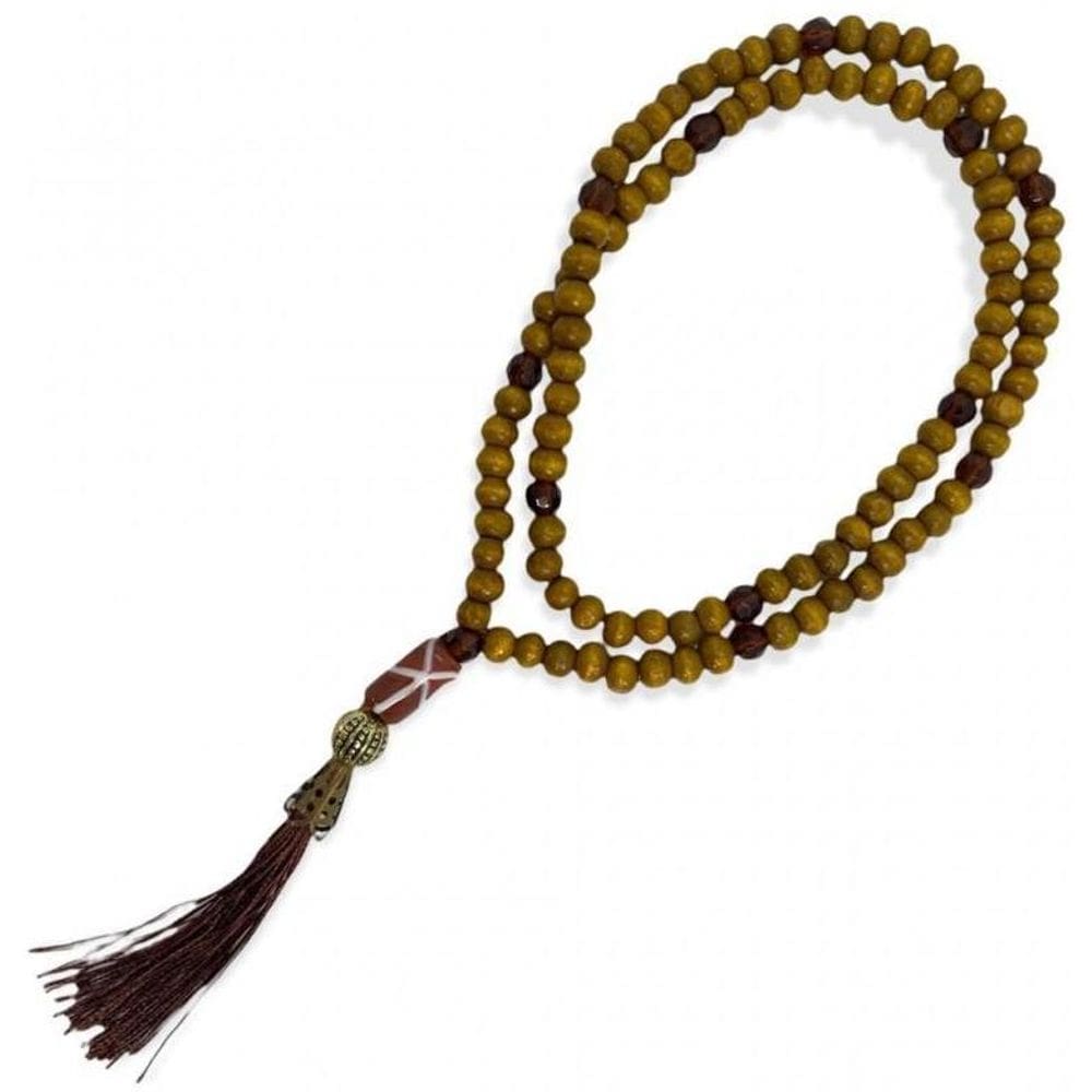 Japamala Dos Orixás De Madeira 108 Contas 8 Mm-Escolha A Cor