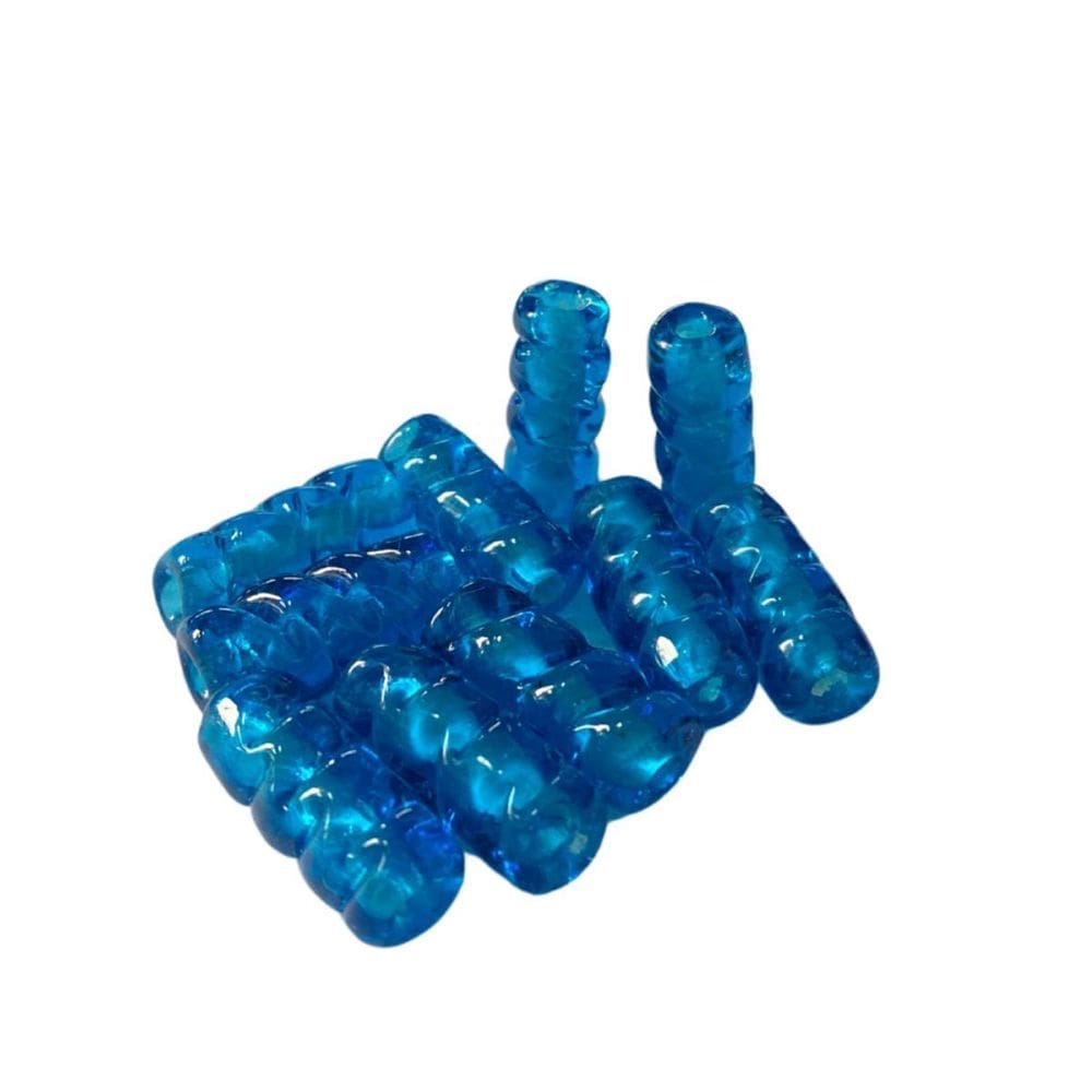 Kit Com 10 Firmas Frisadas 22Mm Azul Transp Murano Guias