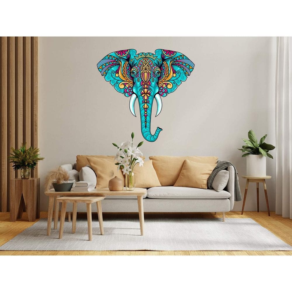 Adesivo De Parede Mandala - Elefante