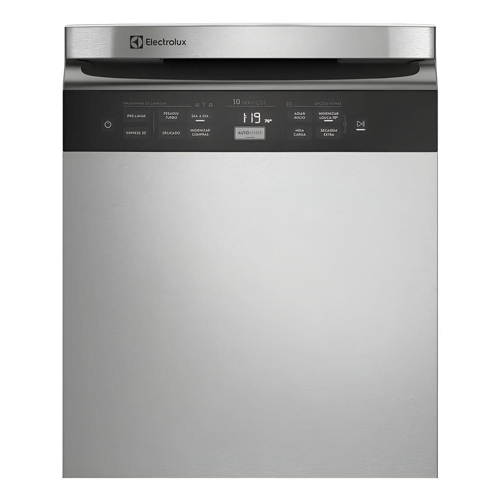 Lava Loucas 10 Servicos 220v Inox Higienizar  Electrolux